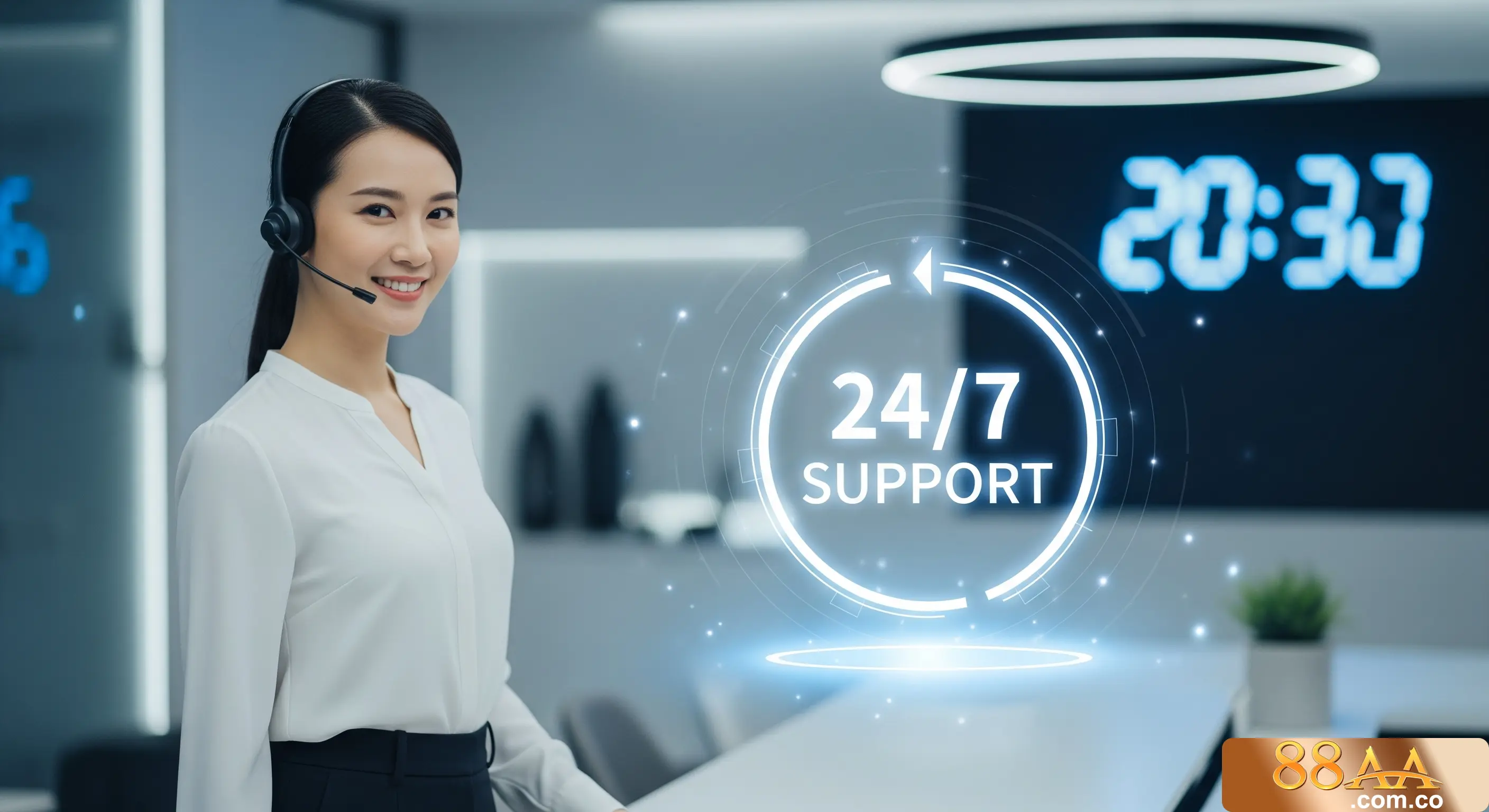 Đội ngũ hỗ trợ khách hàng 24/7 của 88AA